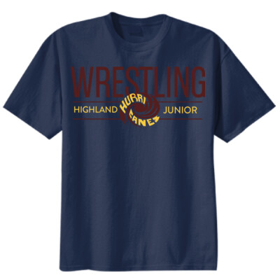 Youth Highland Jr High Wrestling Tee Thumbnail