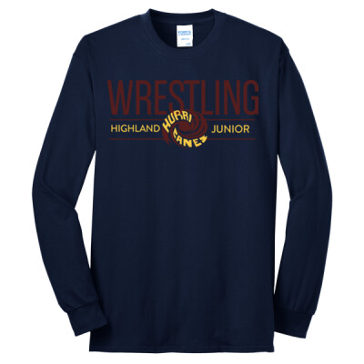 Adult Highland Jr High Wrestling Long Sleeve Tee Thumbnail