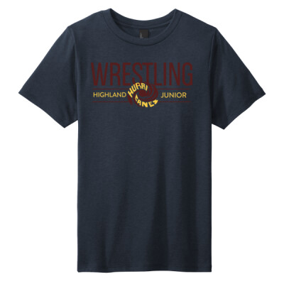 Youth Triblend Highland Jr High Wrestling Tee Thumbnail