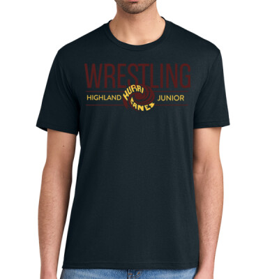 Adult Unisex Triblend Highland Jr High Wrestling Tee Thumbnail